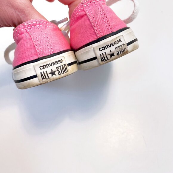 Converse All Stars Pink Low Top Sneakers, Size 7 - Picture 5 of 8
